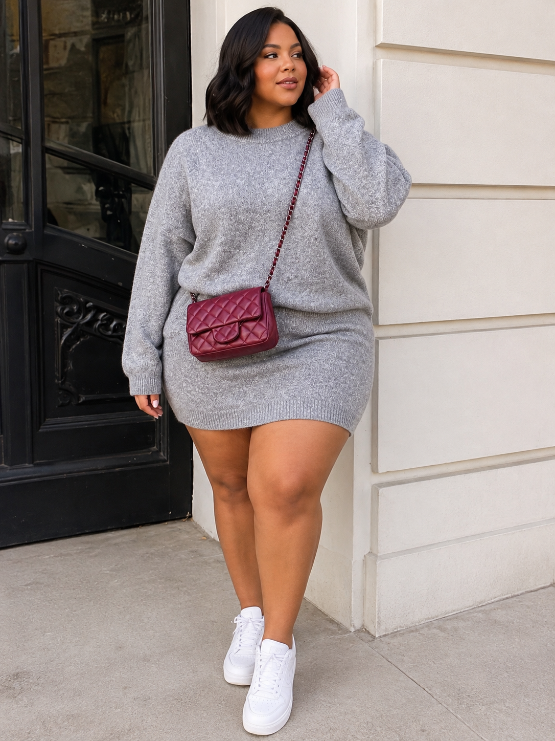 Sasha Sweater Top and Skirt Set